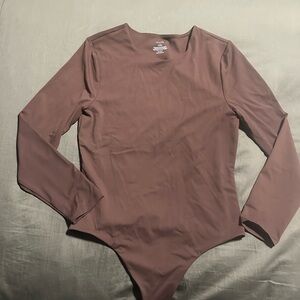 Nuuds mocha Long Sleeve Top